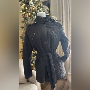 Buffalo David Bitton Black Quilted Puffer Jacket